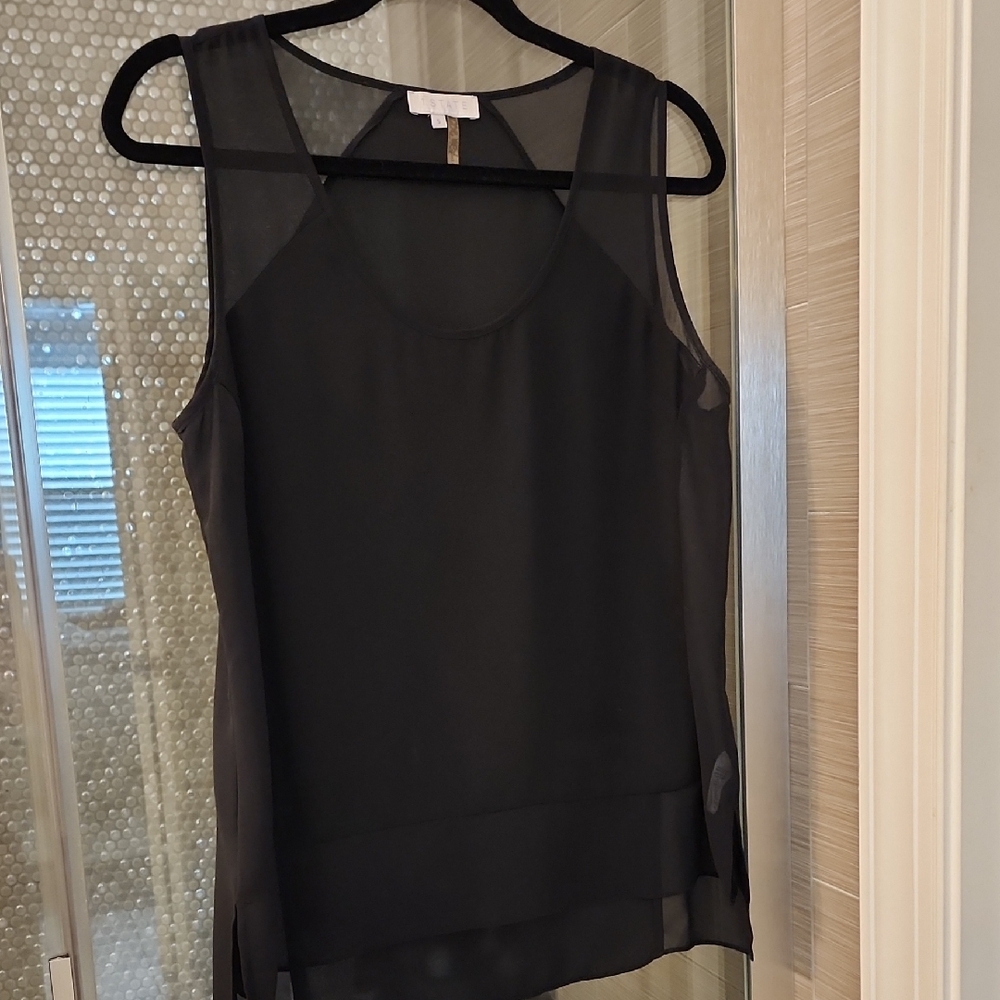 Black Sleeveless Top